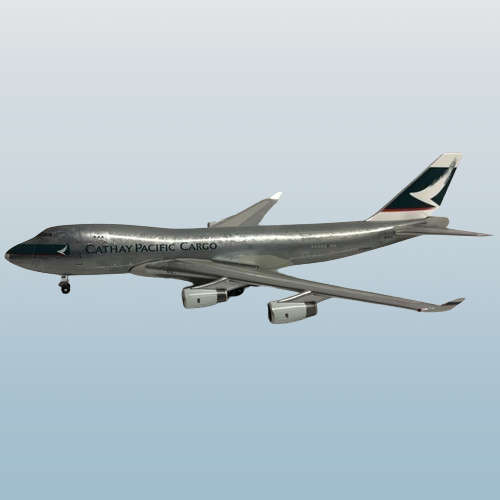 1:400 Scale, Cathay Pacific Cargo, Boeing 747-400F, Diecast Alloy Display Model.
