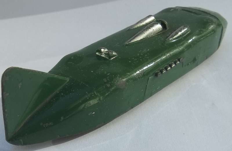 Dinky Toys 23s Streamline Racing Car Made in England Vintage Die Cast Model