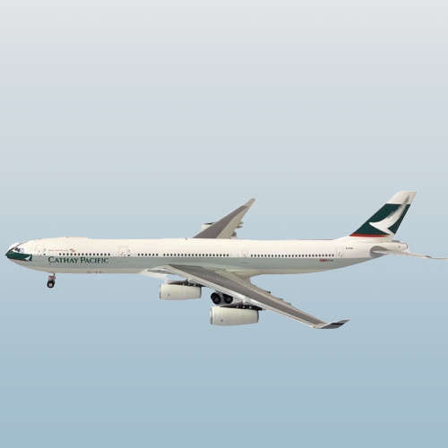 1:200 Scale, Cathay Pacific, Airbus A340-300, Diecast Display Model Aircraft