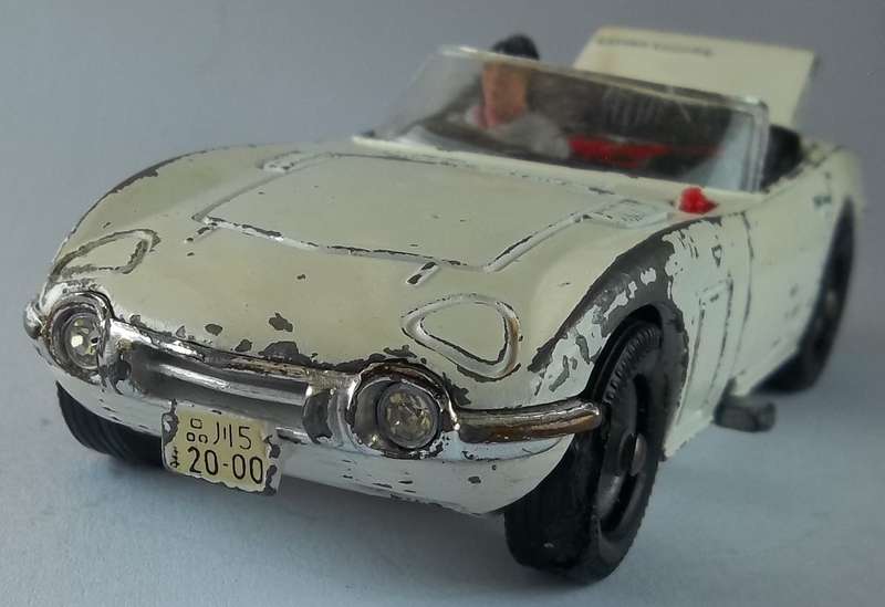 RARE Corgi Toys James Bond Toyota 2000 GT VINTAGE 1960's Model Made in England Model Car