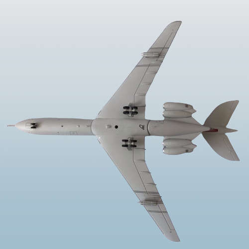 1:200 Scale, Royal Airforce Vickers VC-10 C1K, Diecast Display Aircraft Model