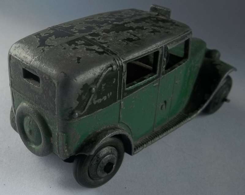 DINKY #36g Taxi Made in 1946 Vintage Model Car Made in England
