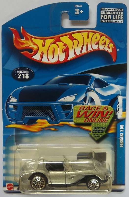 Hot Wheels Ferrari 250 Like Matchbox Scale Model Car Made in 2001 HOTWHEELS