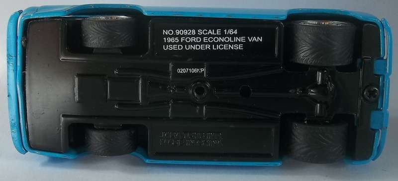 1965 Ford Econoline Van Similar scale to Matchbox bigger than 1/64 Rubber tyres low rider