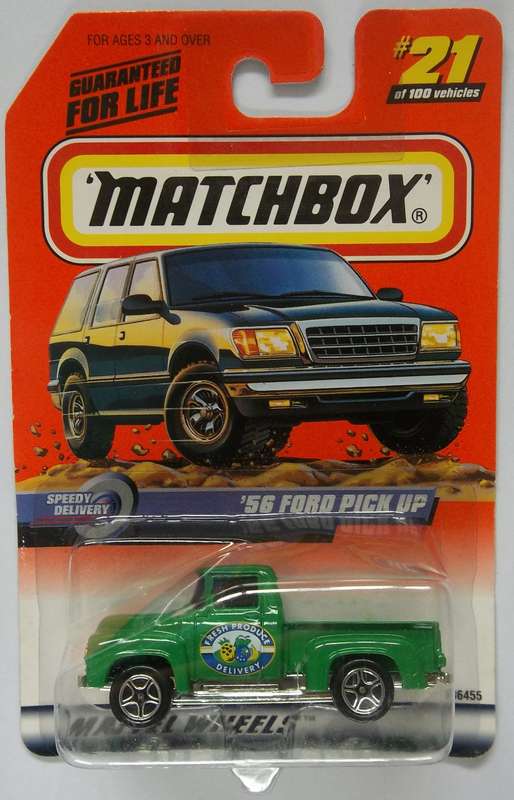 Matchbox 1956 Ford Pickup Bakkie Made in 1999 Sealed on card model Car Die Cast