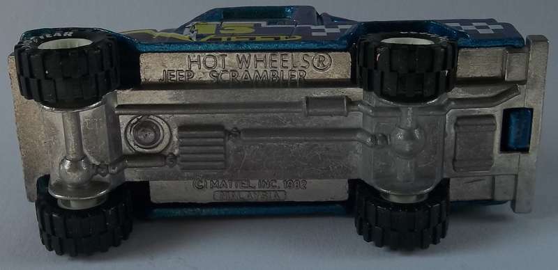 Hot Wheels REAL RIDERS Jeep Scrambler Produced in 1982 VINTAGE HOTWHEELS Near Mint Like Matchbox