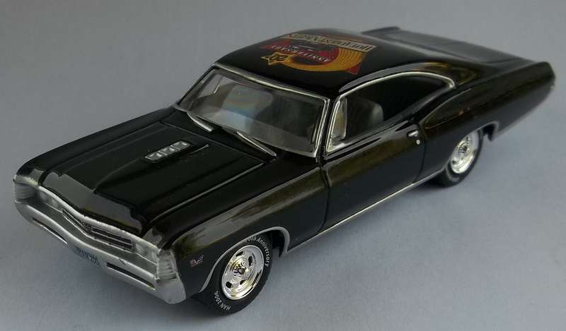 Greenlight 1967 Chevrolet Impala Rubber tyres opening bonnet like Matchbox