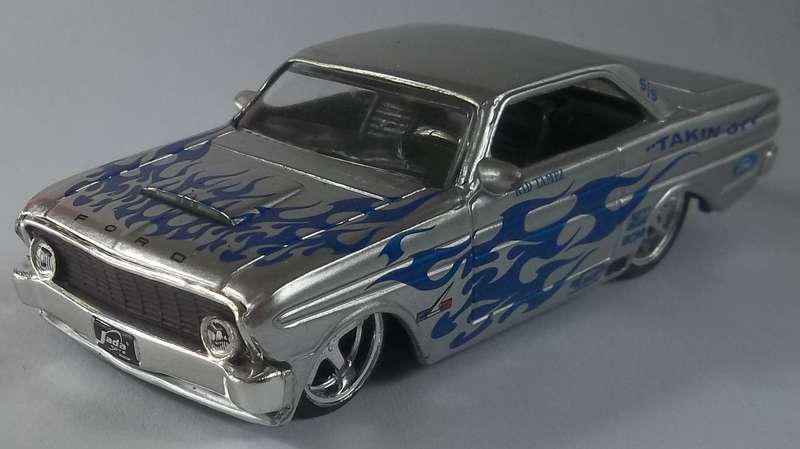 Jada Toys 1964 Ford Falcon Similar scale to Matchbox bigger than 1/64 Rubber tyres low rider