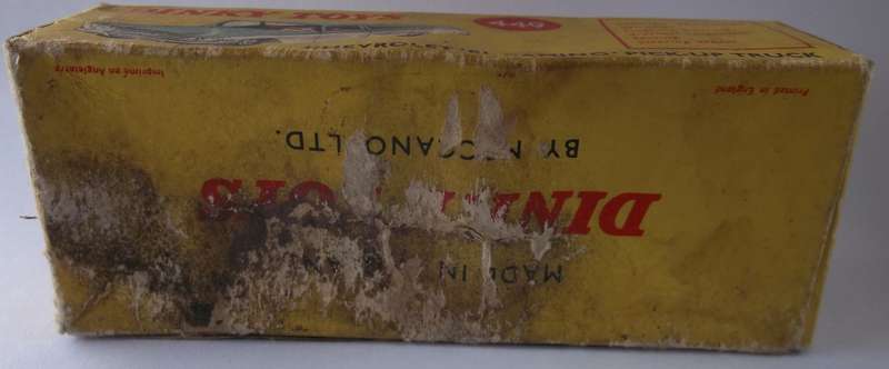 Dinky Toys #449 Chevrolet El Camino Bakkie (Empty Box) 1960s Ideal to Complete the Combo