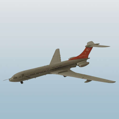 1:200 Scale, Royal Airforce, Vickers VC-10, Display Aircraft Model Aircraft