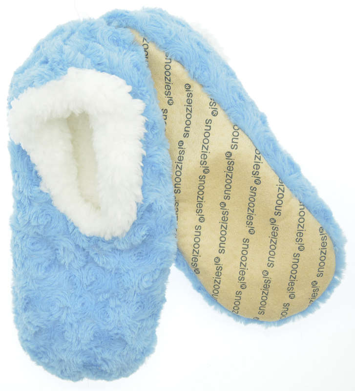 snoozies! BLUE BED OF ROSES - LARGE