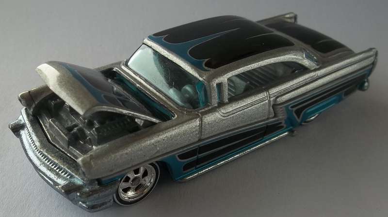 Hot Wheels 1956 Mercury HOTWHEELS REAL RIDERS FULL METAL OPENING BONNET Matchbox scale
