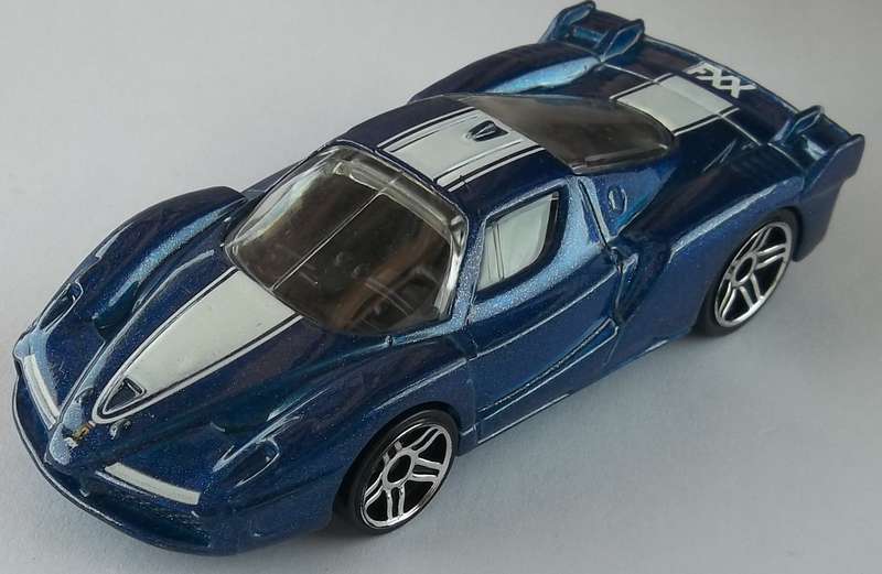 FERRARI FXX (blue) Hot Wheels HOTWHEELS Like Matchbox Model Car
