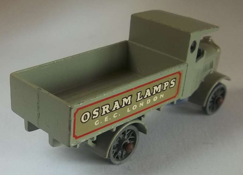 MATCHBOX Lesney Models Of Yesteryear No. 6 A.E.C 1916 - 1921 Lorry Made in 1956