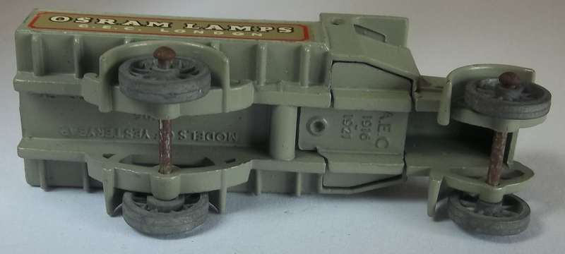 MATCHBOX Lesney Models Of Yesteryear No. 6 A.E.C 1916 - 1921 Lorry Made in 1956
