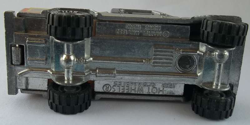 Hot Wheels Real Riders Jeep Scrambler Vintage Real Tyres Similar to Matchbox GREY RIMS HOTWHEEL