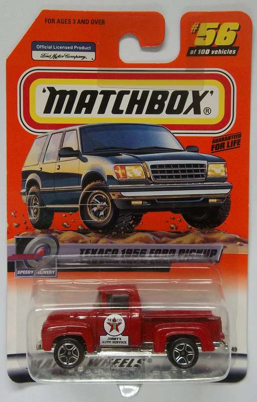 Matchbox Texaco 1956 Ford Pickup Bakkie Made in 1999 Sealed on card model Car Die Cast