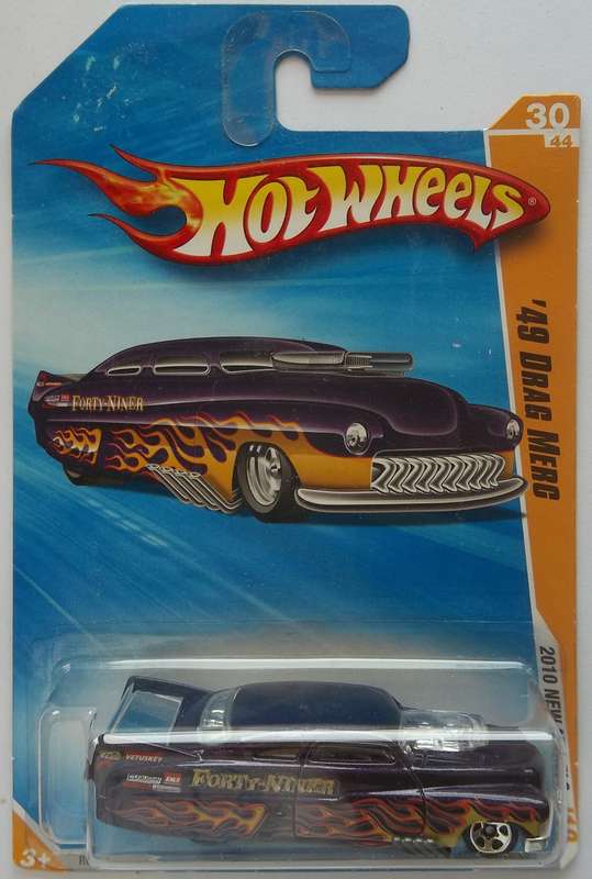 Hot Wheels 1949 Drag Mercury 2010 HOTWHEELS Matchbox Boxed Model Car