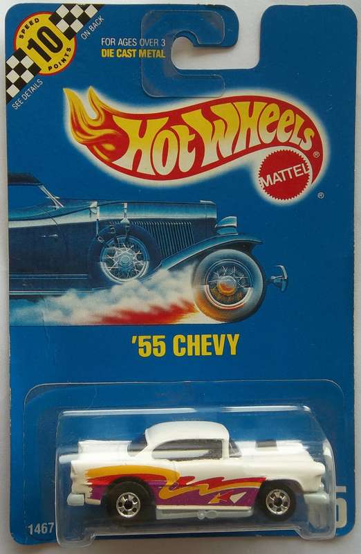 1990 Hot Wheels '55 Chevy Like Matchbox 1:64 HOTWHEELS VINTAGE SEALED MODEL