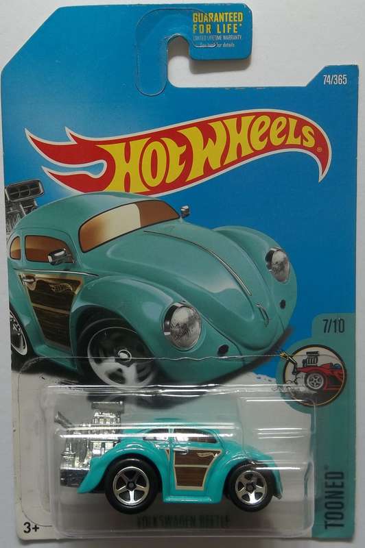 Hot Wheels TOONED Volkswagen Beetle Like Matchbox Scale HOTWHEELS 2015 VW