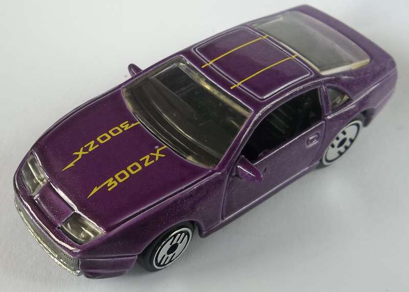 Hot Wheels Nissan 300 ZX Made in 1989 Metal Base Mint HOTWHEELS - Matchbox scale model car