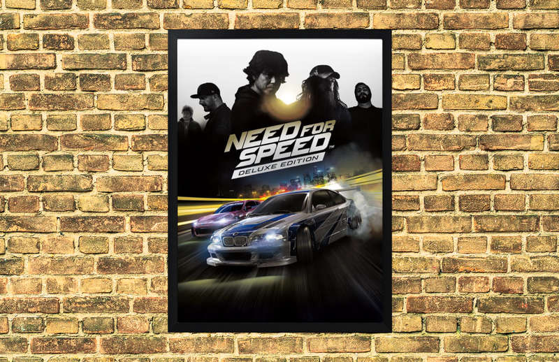 Huge A3 Size Need for Speed Deluxe Edition Poster