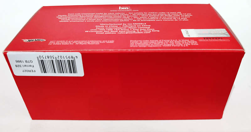 **NEW** 1/43 IXO Ferrari 328GTB 1986 FER027