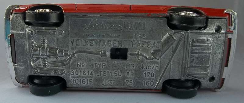 Schuco 1:43 Scale VW Volkswagen PASSAT Made in Germany Larger Scale similar to Dinky Scale Rare