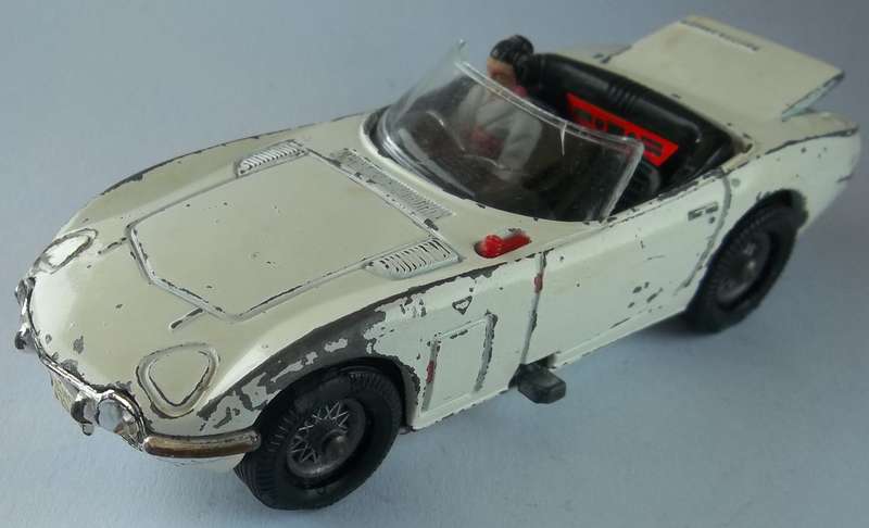 RARE Corgi Toys James Bond Toyota 2000 GT VINTAGE 1960's Model Made in England Model Car