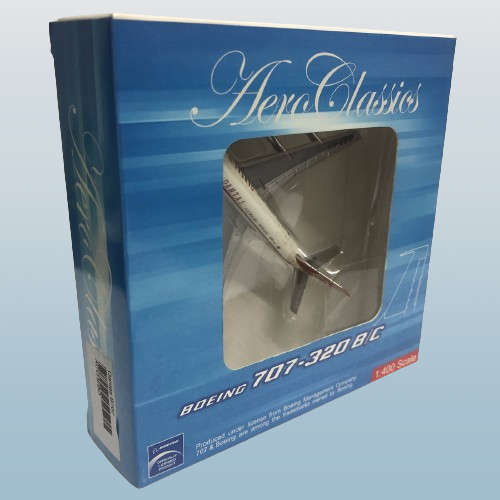 1:400 Scale, Qantas, Boeing 707-320, Diecast Display Model Aircraft.