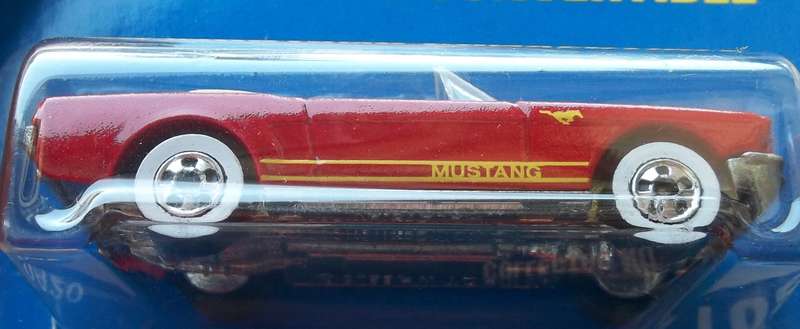 Hot Wheels 1965 Ford Mustang Like Matchbox scale 1991 Model Car 28 Years Old