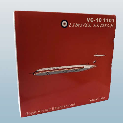 1:200 Scale, Royal Aircraft Establishment,Vickers VC10 1101, Diecast Display Model Aircraft