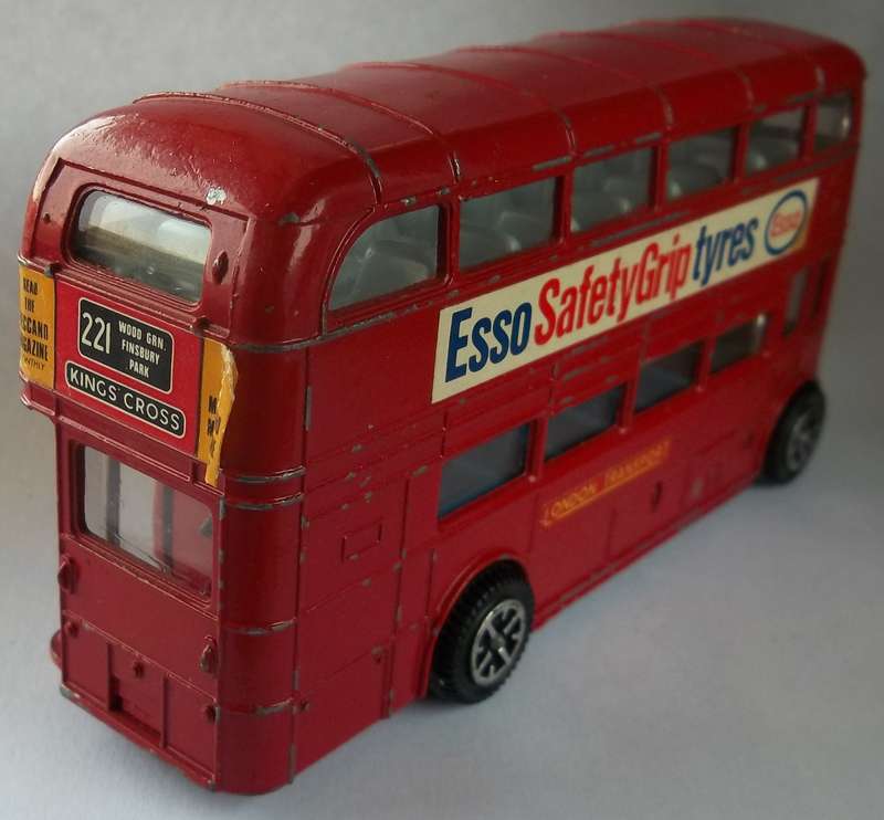 Dinky Toys #289 Routemaster Bus Made in England 1970's Vintage model packed with adertising