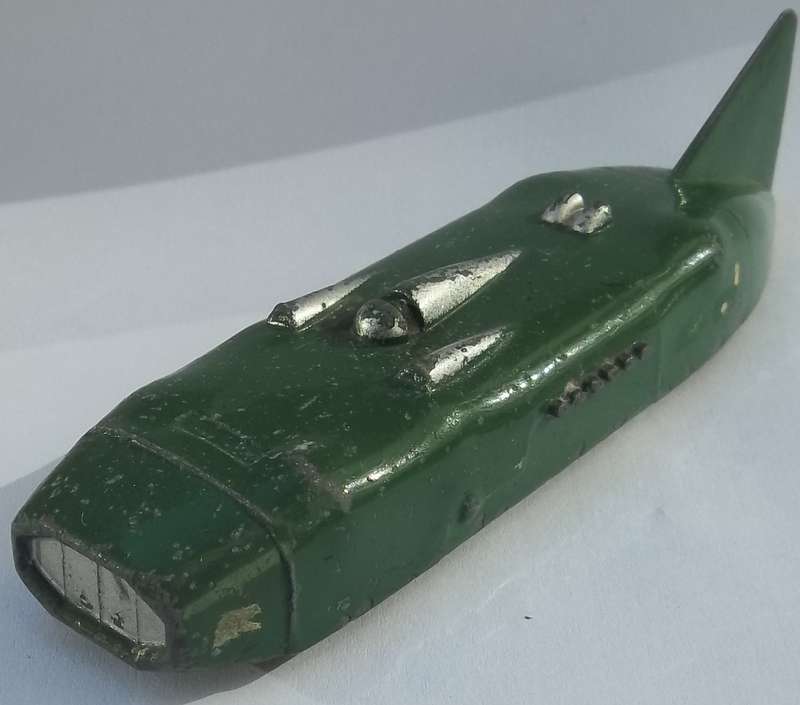 Dinky Toys 23s Streamline Racing Car Made in England Vintage Die Cast Model