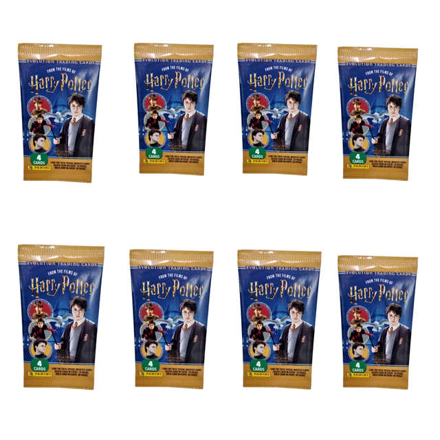 HARRY POTTER EVOLUTION TRADING CARDS 8 PACK BUNDLE - 32 CARDS