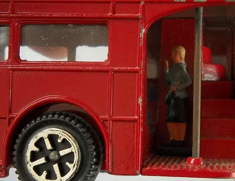 Dinky Toys #289 Routemaster Bus Made in England 1970's Vintage model packed with adertising