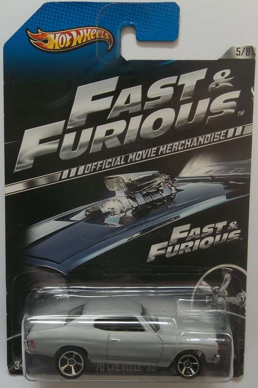 Hot Wheels Fast & Furious '70 Chevelle SS Like Matchbox Scale HOTWHEELS 2012 Model Car