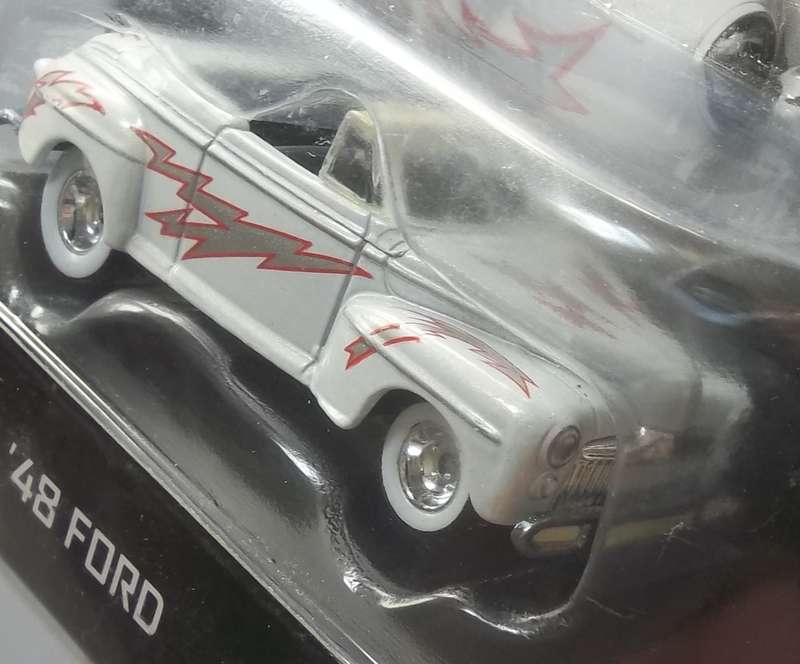 Hot Wheels GREASE '48 Ford Like Matchbox Scale HOTWHEELS 2012 Model Car Large card!