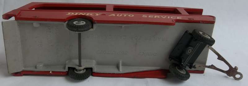 Dinky Toys #984 Car Carrier & #985 Trailer (2 Models) Vintage 1958 SUPERTOYS Rare