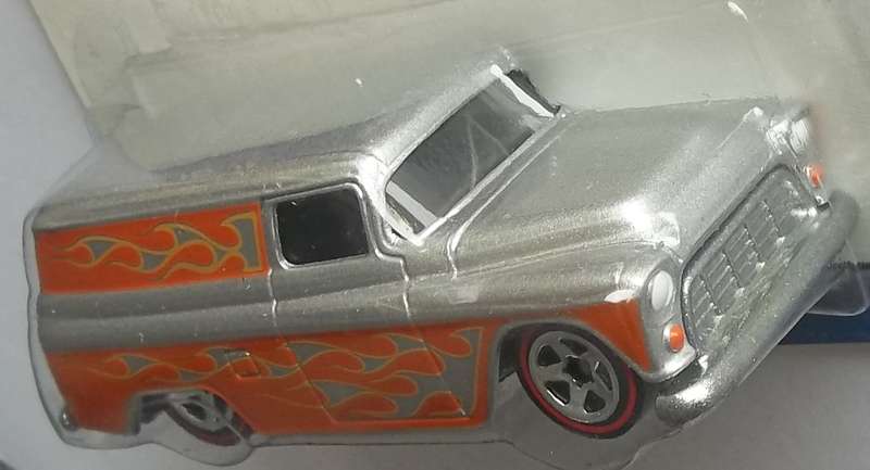 Hot Wheels since '68 1955 Chevy Panel Van Like Matchbox Scale Made in 2007