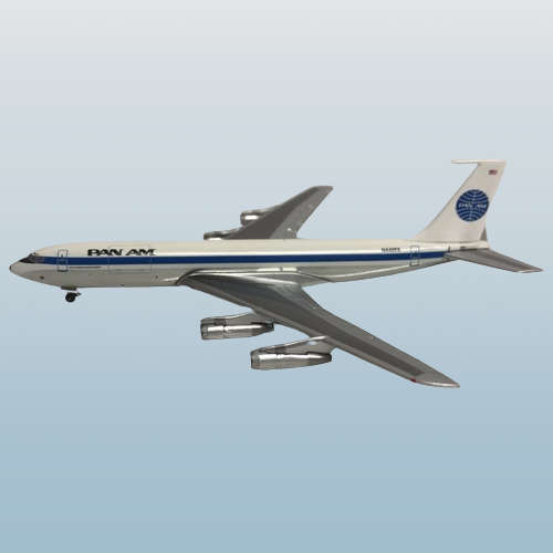 1:400 Scale, Pan American, Boeing 707, Diecast Display Model Aircraft.
