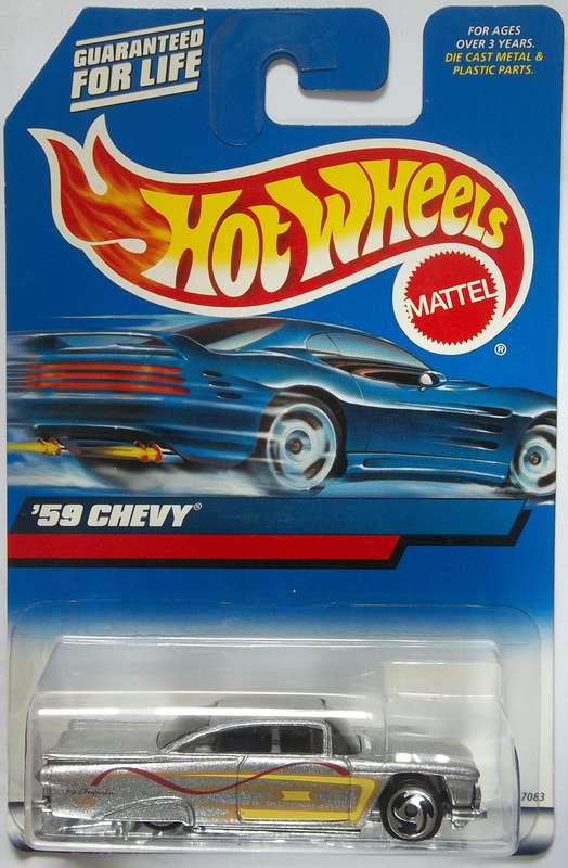 Hot Wheels #1000 1959 Chev Impala HOTWHEELS 1998 MODEL Matchbox Scale Die Cast