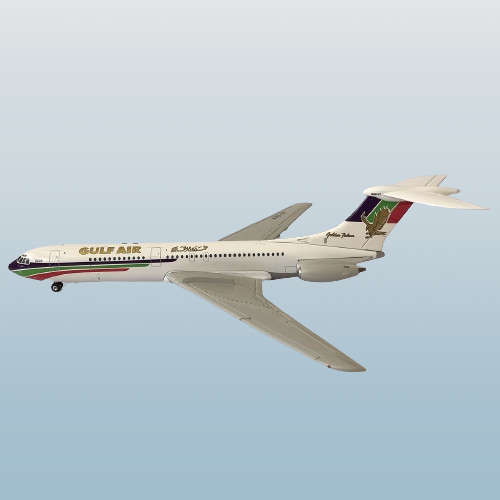 1:200 Scale, Gulf Air, Vickers VC-10, Diecast Display Model Aircraft
