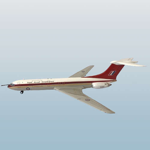 1:200 Scale, Royal Aircraft Establishment,Vickers VC10 1101, Diecast Display Model Aircraft