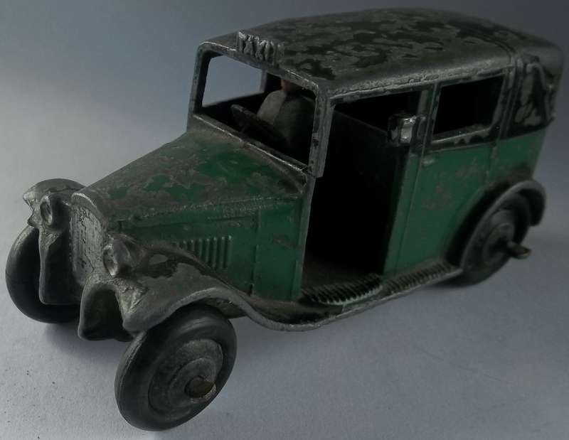 DINKY #36g Taxi Made in 1946 Vintage Model Car Made in England