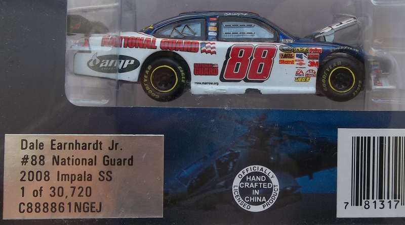 Action Racing Dale Earnhardt Jr. 2008 Chevrolet Impala SS Limited Edition Similar to Hotwheels