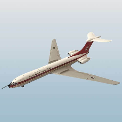 1:200 Scale, Royal Aircraft Establishment,Vickers VC10 1101, Diecast Display Model Aircraft