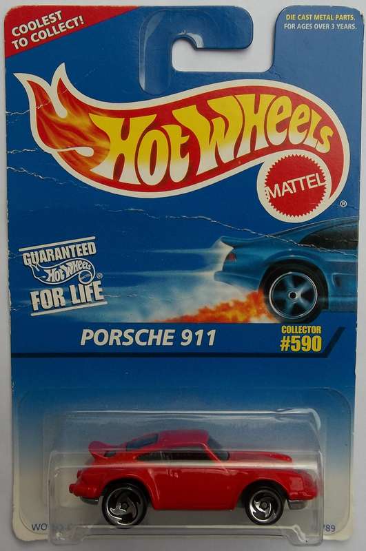 Hot Wheels Porsche 911 Made in 1995 Vintage model Similar scale to Matchbox HOTWHEELS