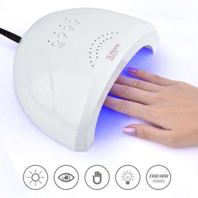 Sunone 48W Professional UV LED Nail Lamp Curing All Gels For ...