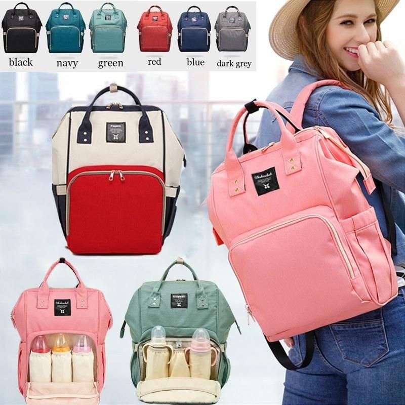 12 Colors Large Capacity Mummy Bag Multicolor Multifunction Mother ...